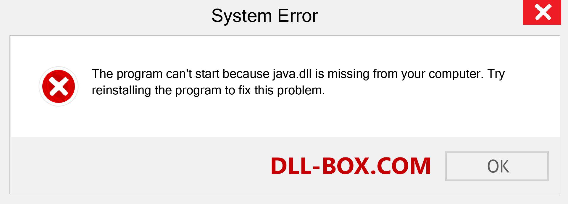  java.dll file is missing?. Download for Windows 7, 8, 10 - Fix  java dll Missing Error on Windows, photos, images